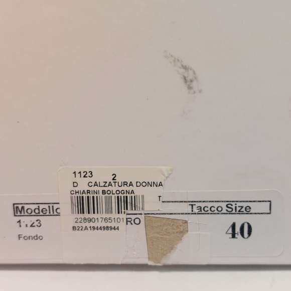 Chiarini Bologna black leather flared heel D'Orsay pumps, EU40, NWT - Picture 12 of 14